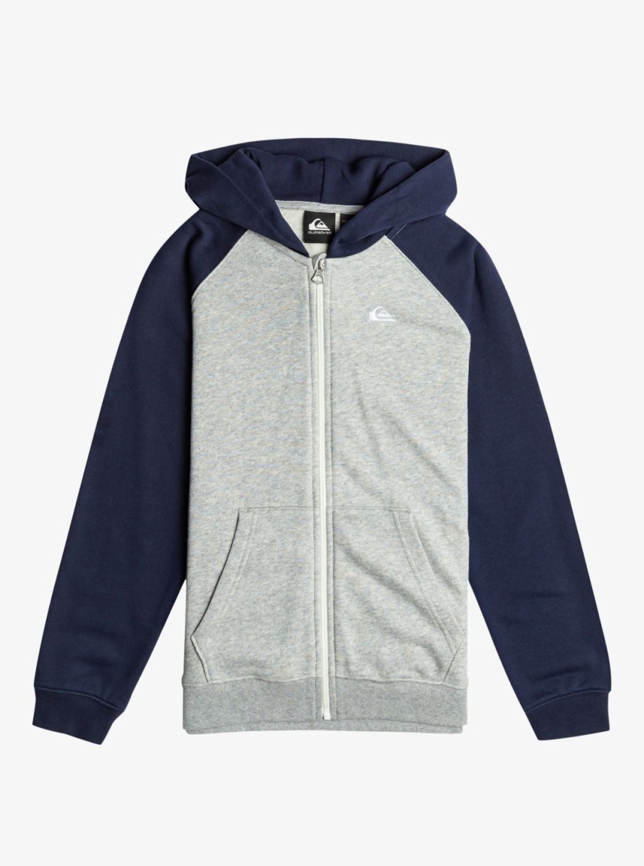 Garcon Quiksilver Sweats | Easy Day – Haut En Polaire Pour Garcon 8-16 Light Grey Heather