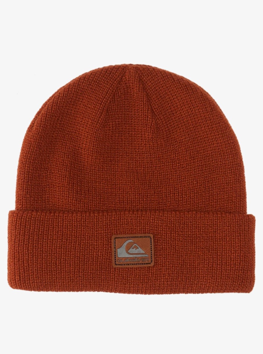 Homme Quiksilver Accessoires | Performer – Bonnet A Revers Pour Homme Baked Clay