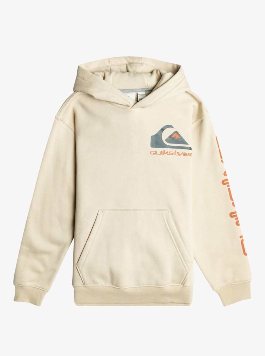 Garcon Quiksilver Sweats | Omni Logo – Sweat A Capuche Pour Garcon 10-16 Birch