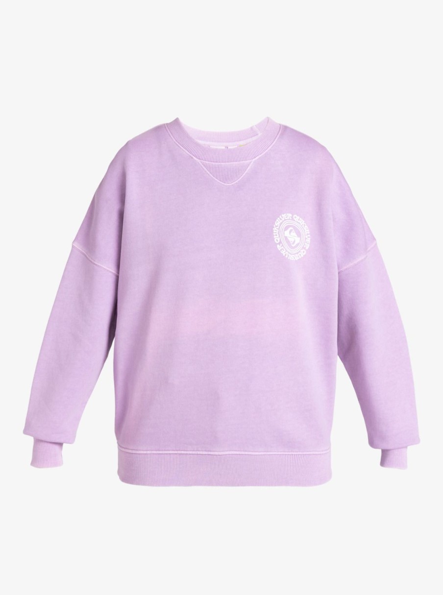 Femme Quiksilver  | Uni – Sweat Oversize Pour Femme Purple Rose