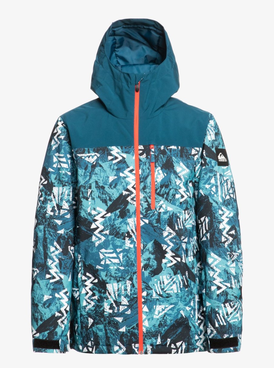 Homme Quiksilver Vestes De Snow | Morton – Veste De Snow Technique Pour Homme Majolica Blue