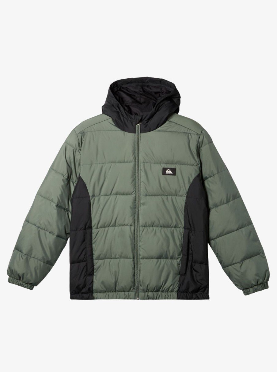 Garcon Quiksilver Vestes & Manteaux | Mirage Mix – Doudoune Pour Garcon 8-16 Laurel Wreath