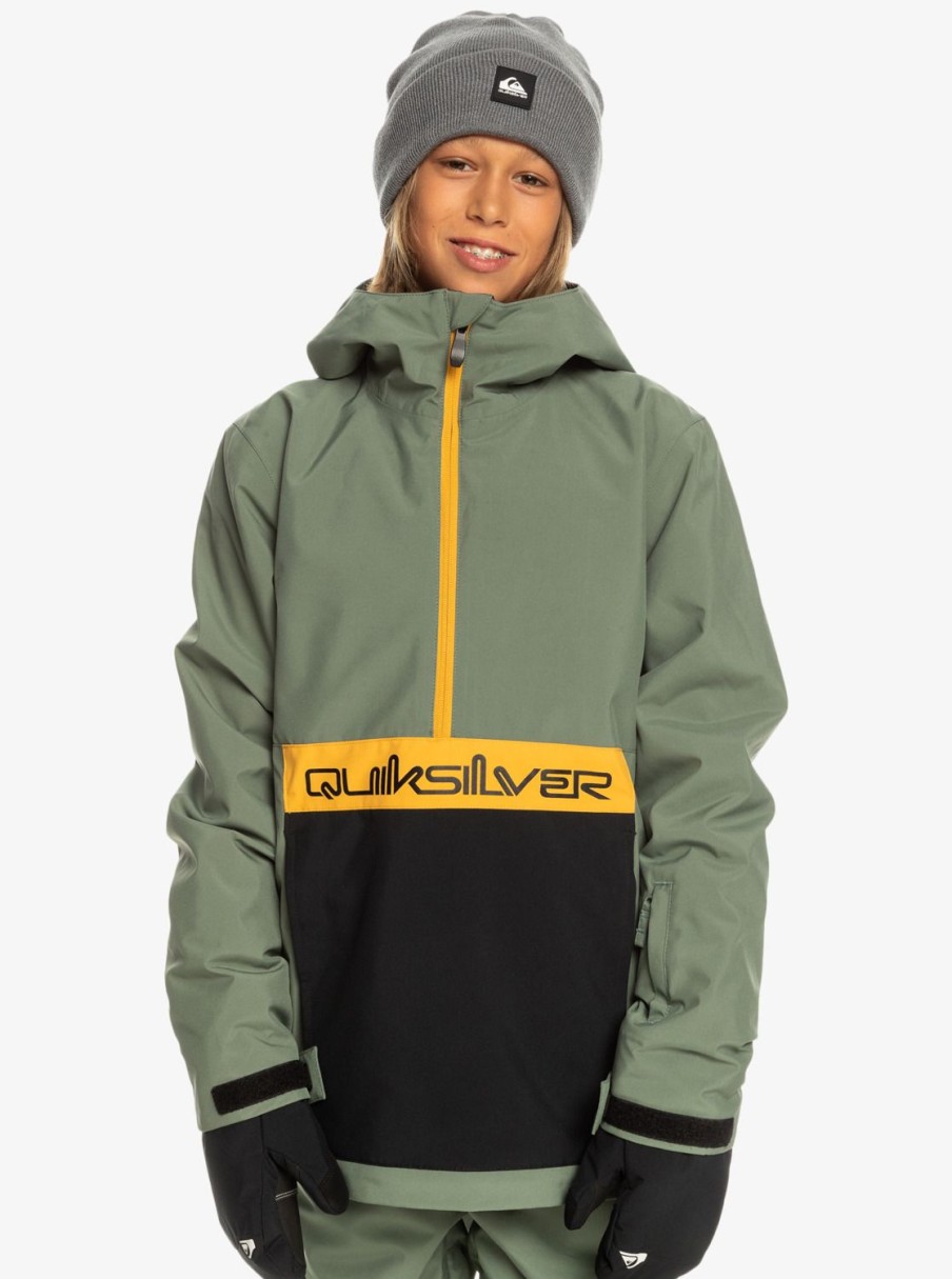 Garcon Quiksilver Accessoires | Steeze – Veste De Snow Technique Pour Garcon 8-16 Ans Laurel Wreath