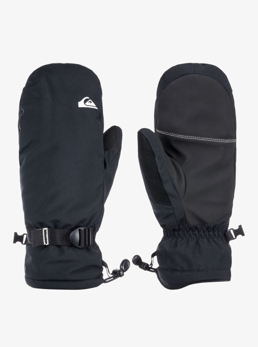 Homme Quiksilver Accessoires | Mission – Moufles De Ski/Snowboard Pour Homme True Black