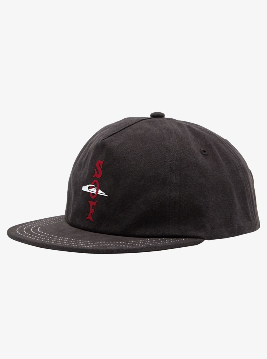 Homme Quiksilver Casquettes & Chapeaux | Diablo Of Fortune – Casquette Snapback Pour Homme Black