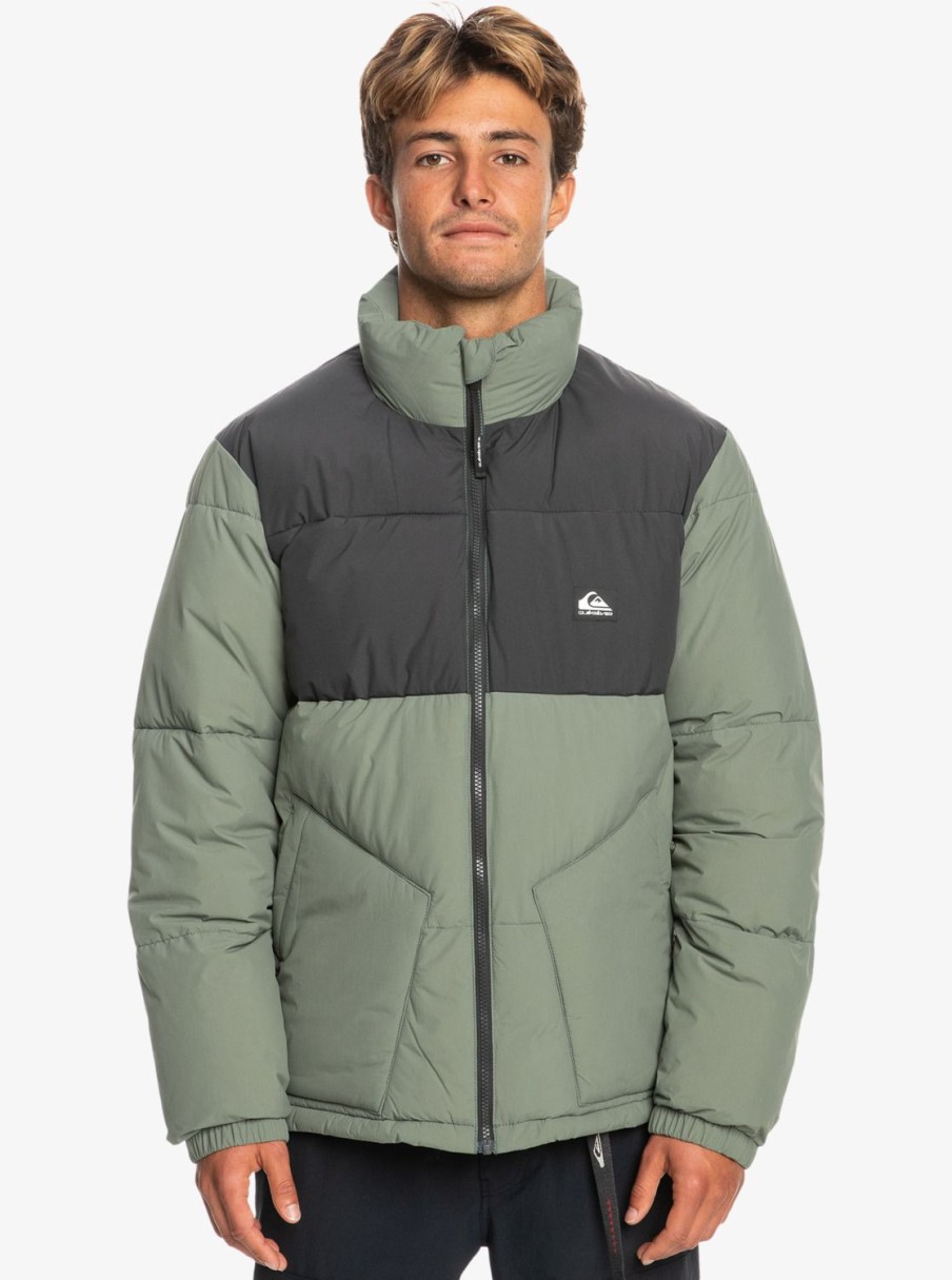 Homme Quiksilver Vestes & Manteaux | Wild Mountain – Doudoune Technique Pour Homme Laurel Wreath