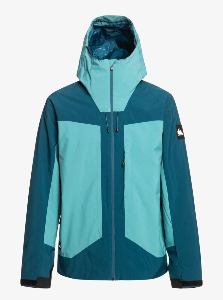 Homme Quiksilver Vestes De Snow | Muldrow – Veste De Snow Technique Pour Homme Majolica Blue