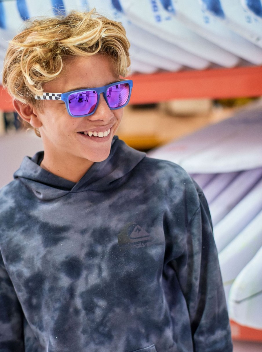 Garcon Quiksilver Accessoires | Small Fry – Lunettes De Soleil Pour Enfant Blue/Ml Purple