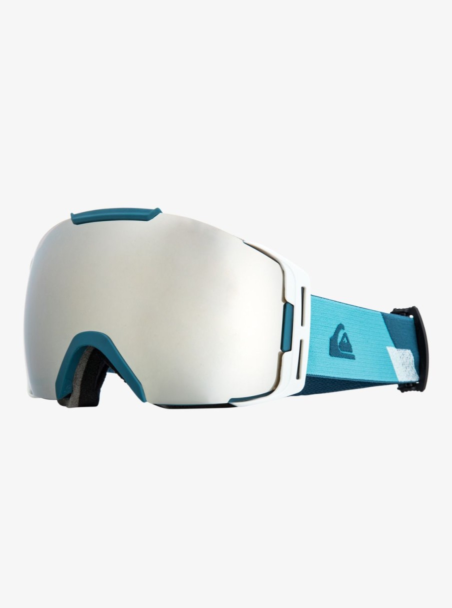 Homme Quiksilver Accessoires | Discovery – Masque De Ski/Snowboard Pour Homme Majolica Blue/ Silver Ml S3