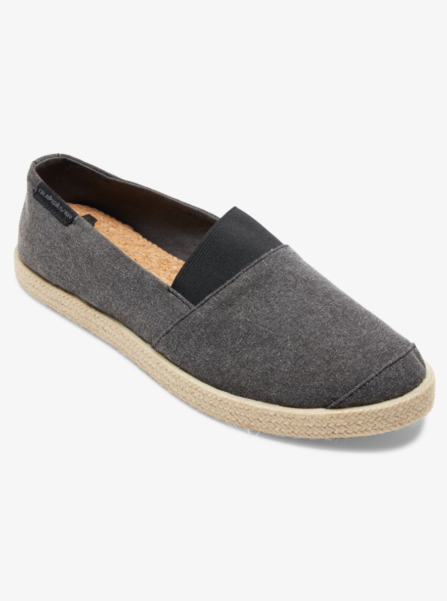 Homme Quiksilver  | Espadrilled – Chaussures Pour Homme Solid Black