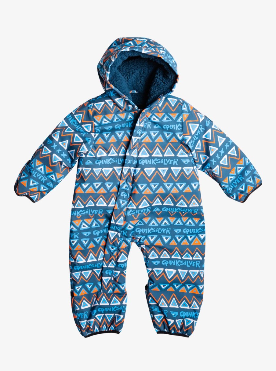 Garcon Quiksilver Accessoires | Baby – Combinaison De Snow Pour Baby Snow Pyramid Majolica Blue