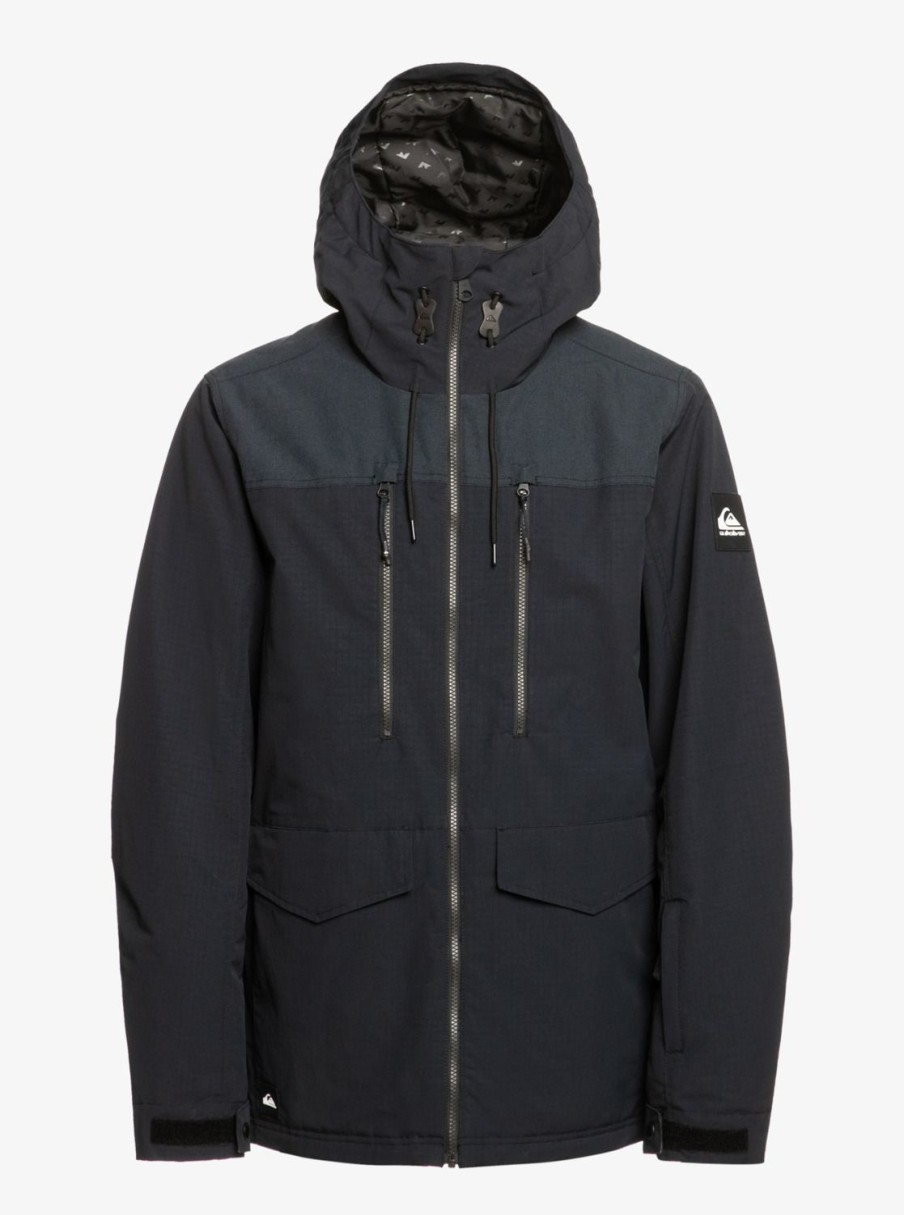 Homme Quiksilver Vestes De Snow | Fairbanks – Veste De Snow Technique Pour Homme True Black