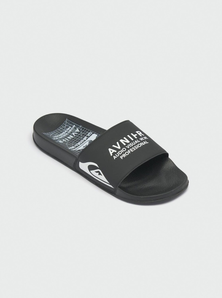 Homme Quiksilver  | Avnier Rivi Clap – Sandales Unisex Black 4