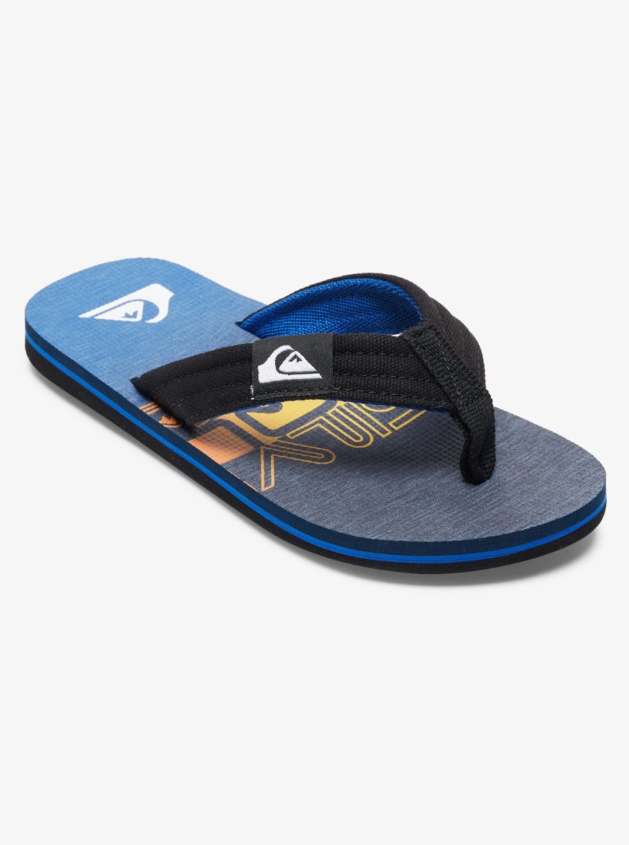 Garcon Quiksilver Tongs | Molokai Layback – Sandales Pour Garcon Blue 6