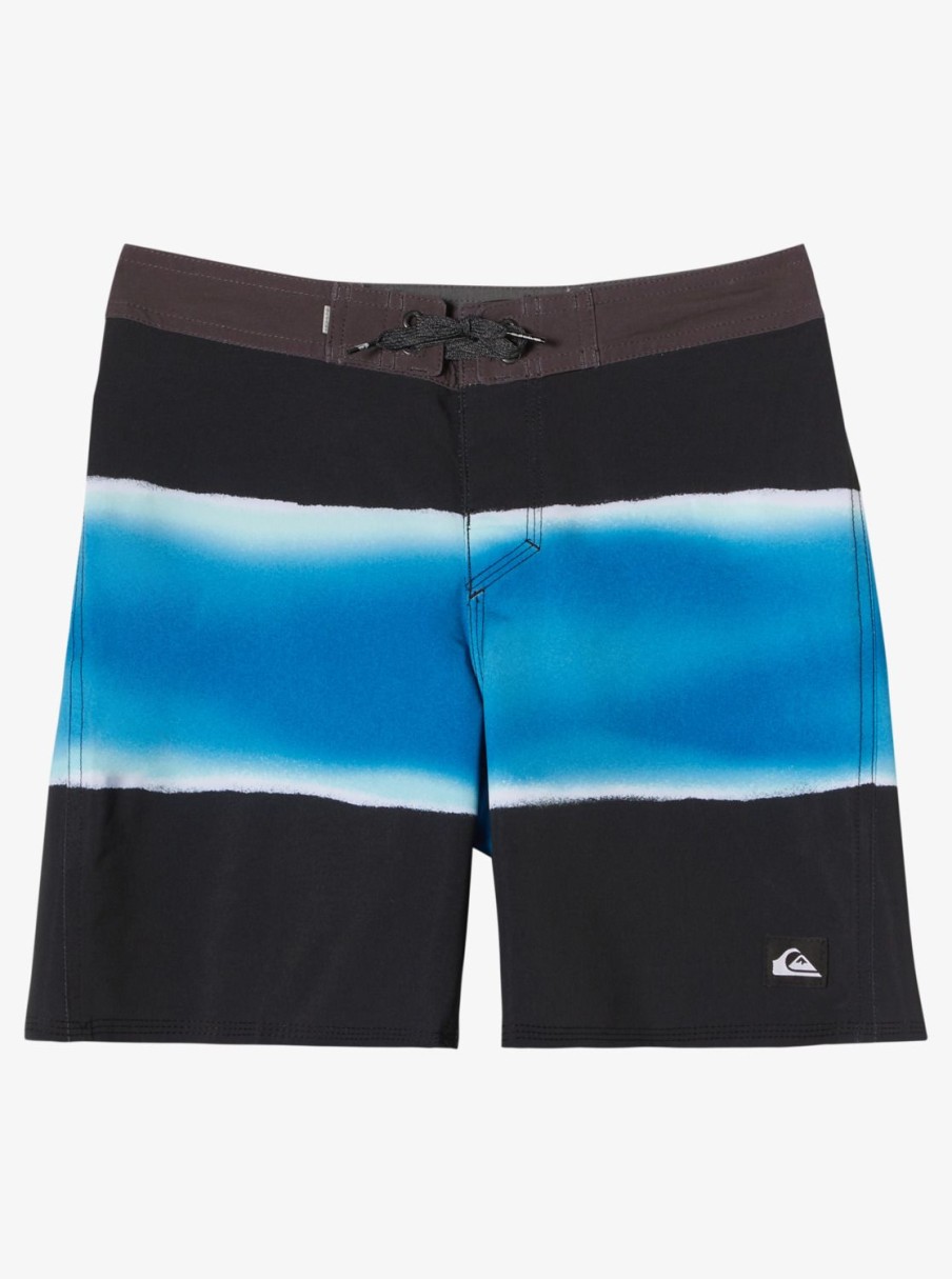 Garcon Quiksilver Boardshorts | Surfsilk Air Brush 16″ – Boardshort Pour Garcon 8-16 Ans Black