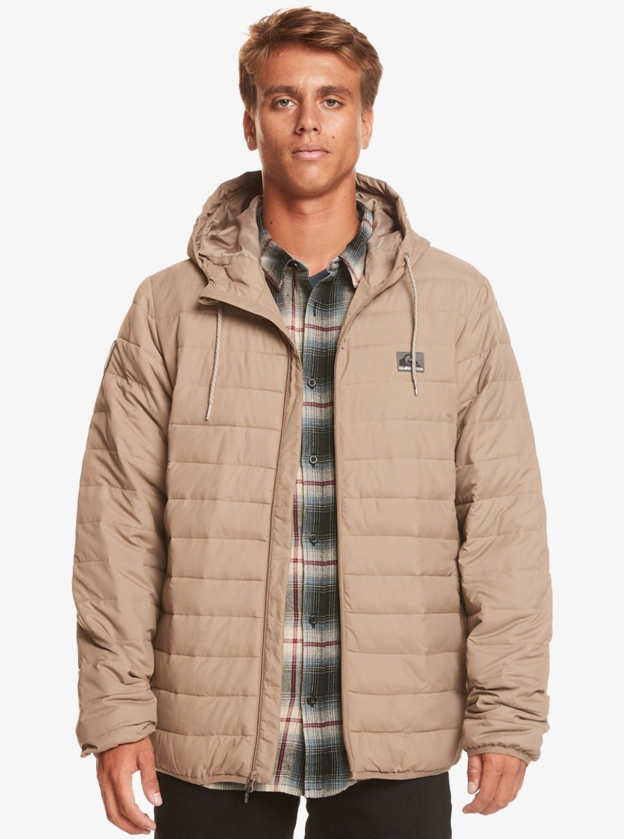 Homme Quiksilver Vestes & Manteaux | Scaly – Doudoune Pour Homme Fossil