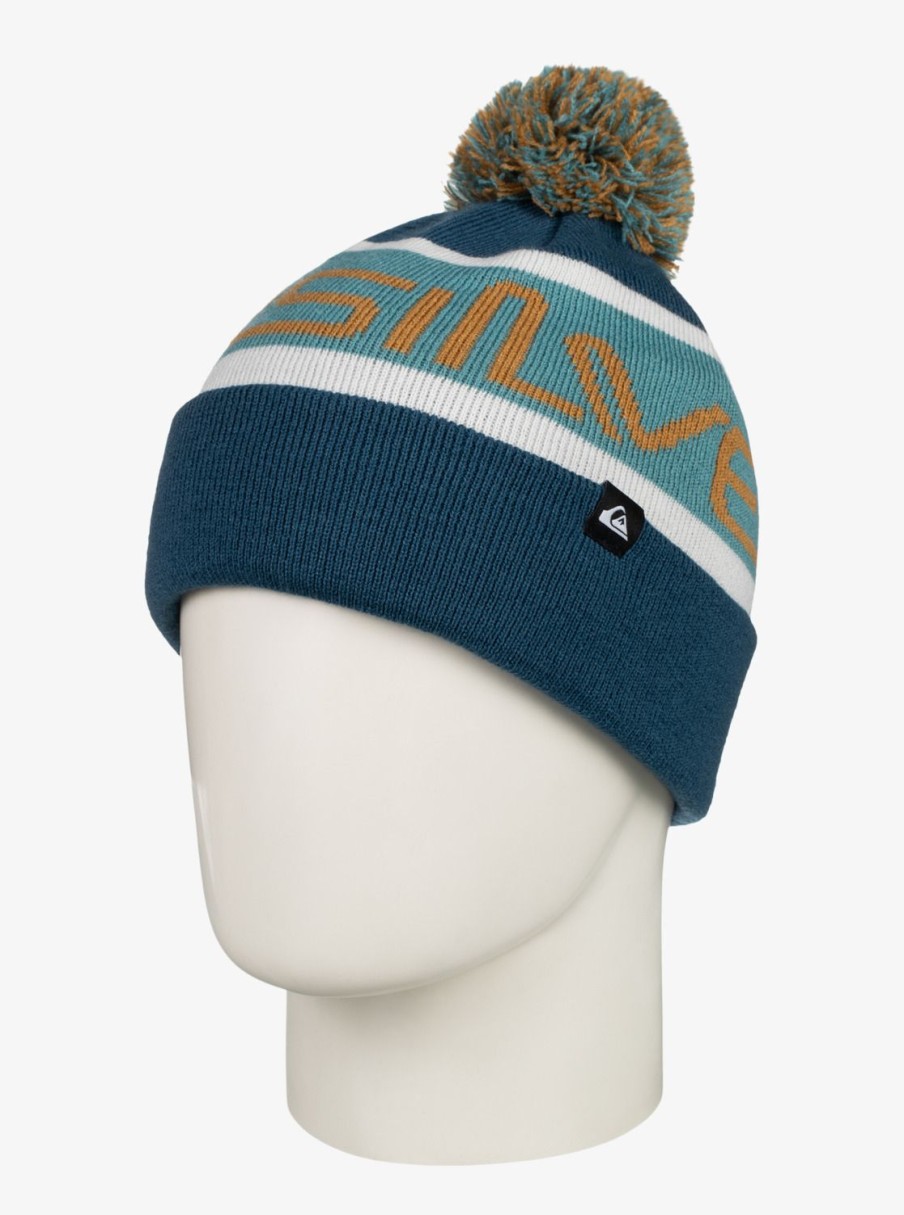 Garcon Quiksilver Accessoires | Summit – Bonnet Pour Garcon Majolica Blue