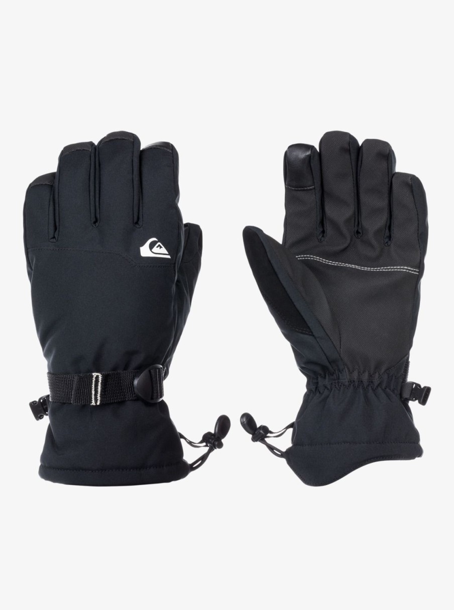 Homme Quiksilver Accessoires | Mission – Gants De Ski/Snowboard Pour Homme True Black