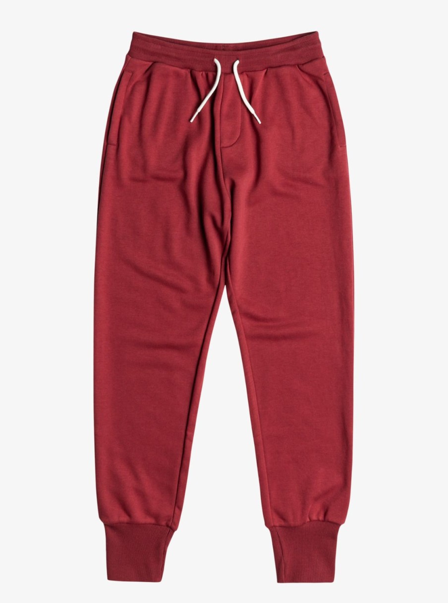 Garcon Quiksilver Pantalons | Easy Day Slim – Pantalon De Jogging Pour Garcon 8-16 Tibetan Red