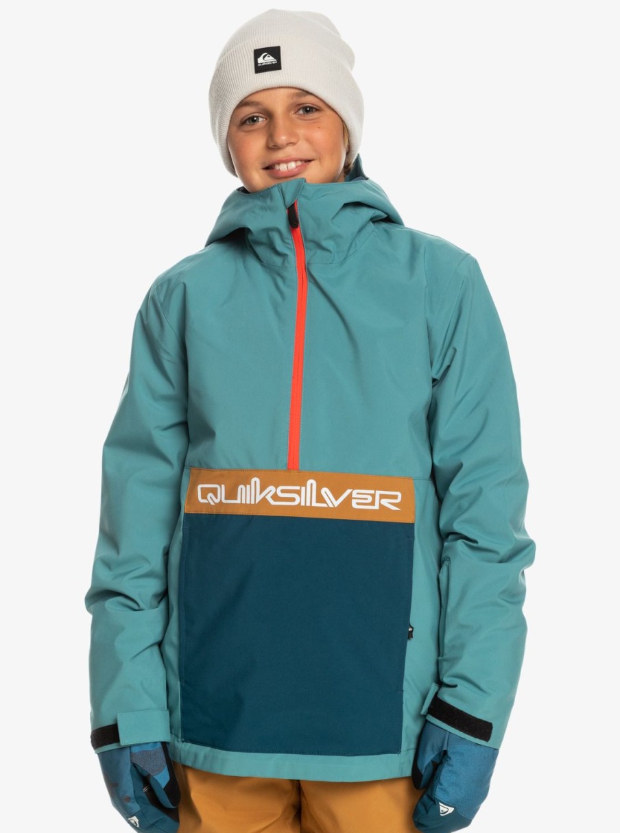 Garcon Quiksilver Accessoires | Steeze – Veste De Snow Technique Pour Garcon 8-16 Ans Brittany Blue