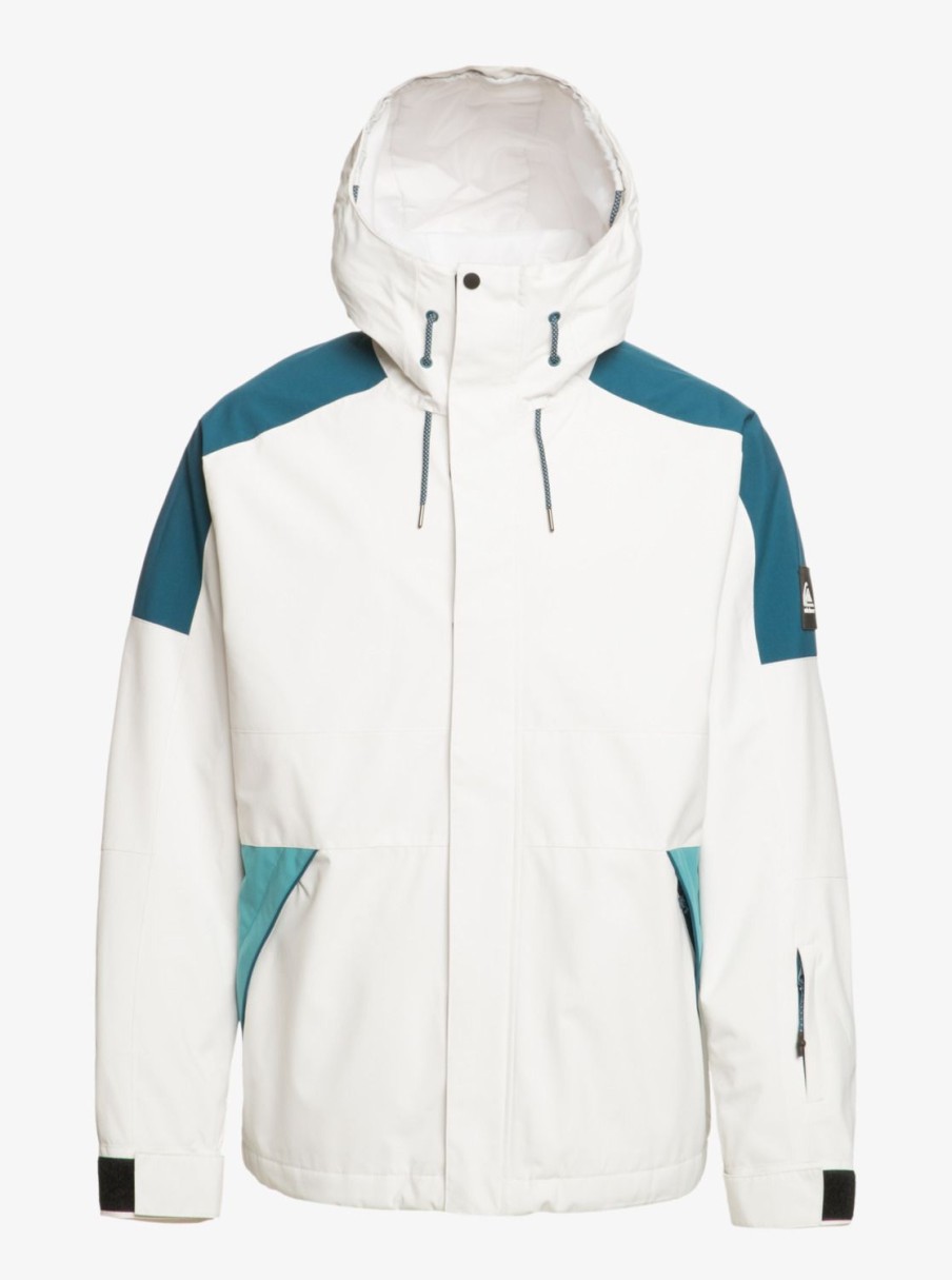 Homme Quiksilver Vestes De Snow | Radicalo – Veste De Snow Technique Pour Homme Nimbus Cloud