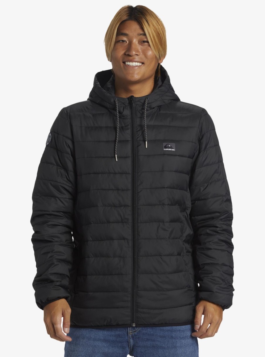 Homme Quiksilver Vestes & Manteaux | Scaly – Doudoune Pour Homme Black