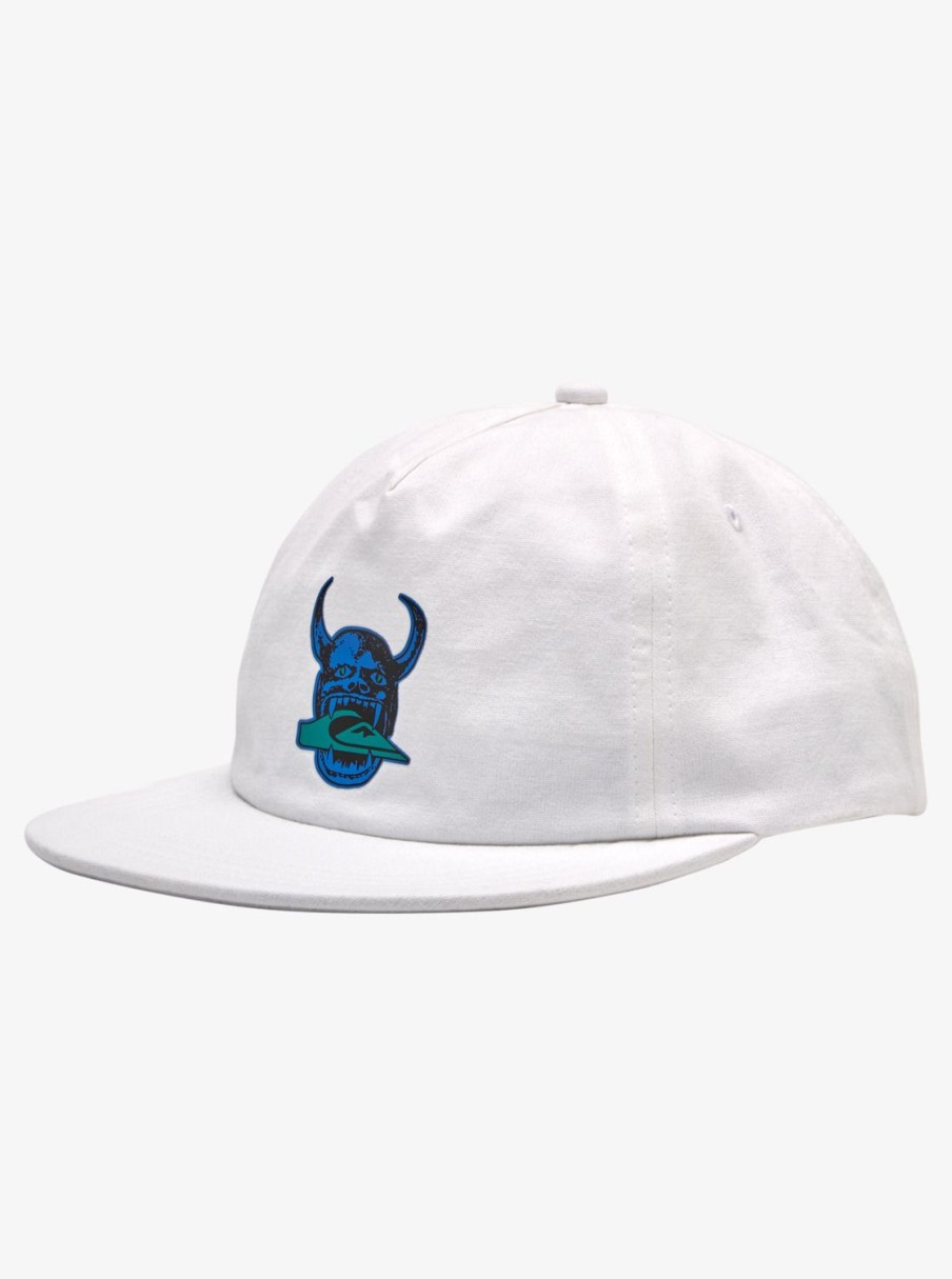 Homme Quiksilver Casquettes & Chapeaux | Diablo Of Fortune – Casquette Snapback Pour Homme White