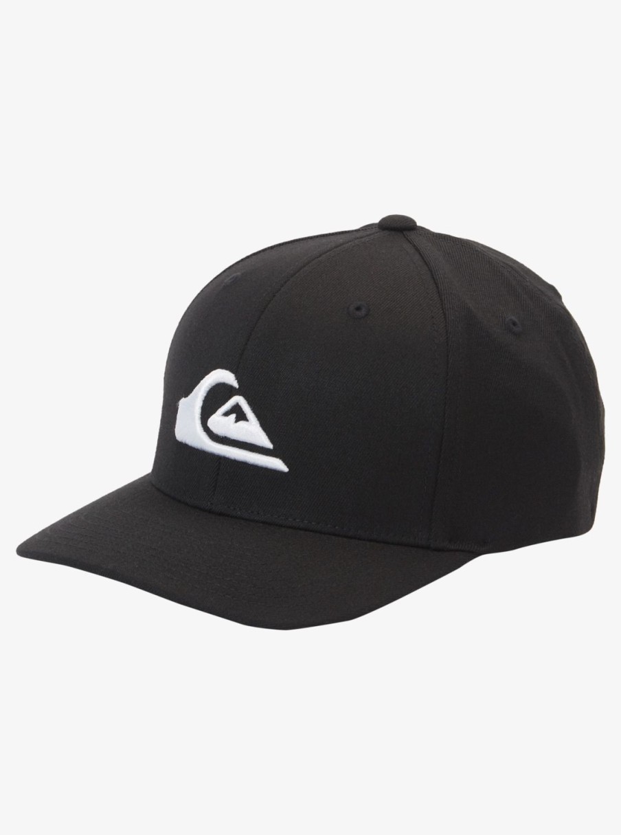 Homme Quiksilver Casquettes & Chapeaux | Mountain And Wave – Casquette Flexfit® Pour Homme Black/White