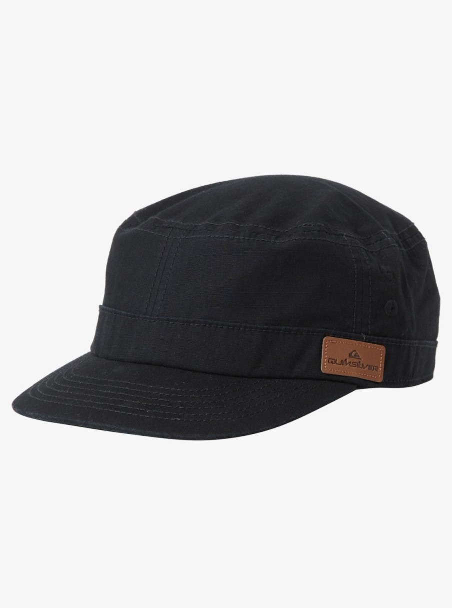 Homme Quiksilver Casquettes & Chapeaux | Renegade – Casquette Militaire Pour Homme Black