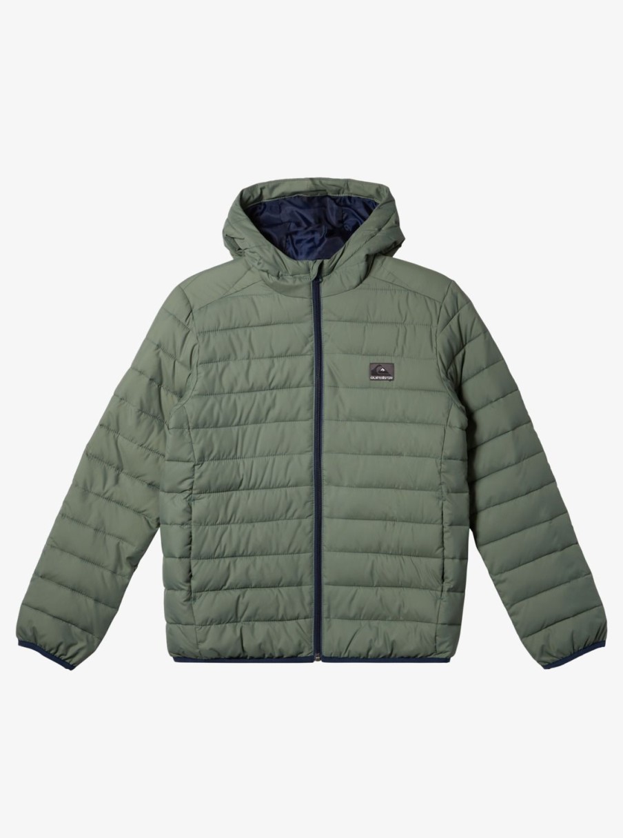 Garcon Quiksilver Vestes & Manteaux | Scaly – Doudoune Pour Garcon 8-16 Laurel Wreath