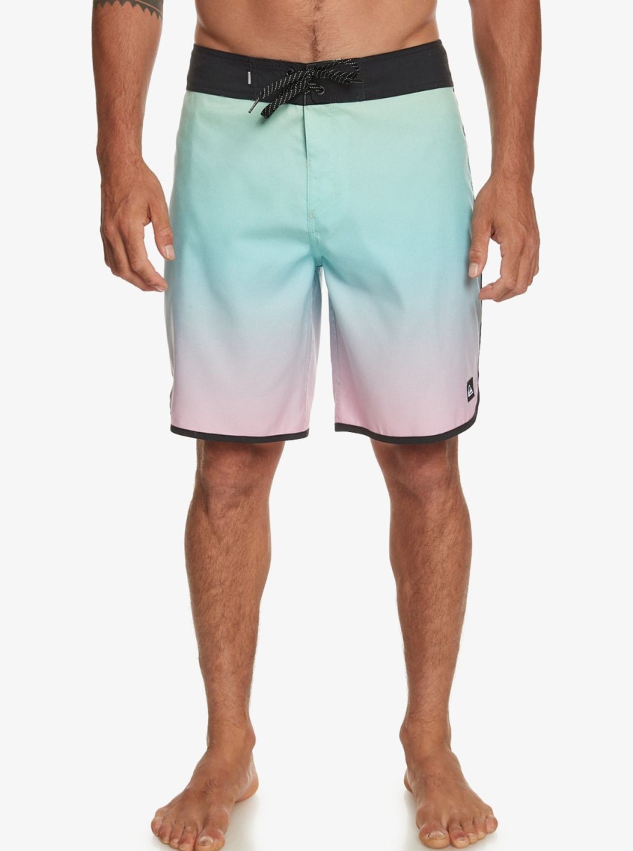 Homme Quiksilver Boardshorts | Everyday Scallop 19″ – Boardshort Pour Homme River Blue