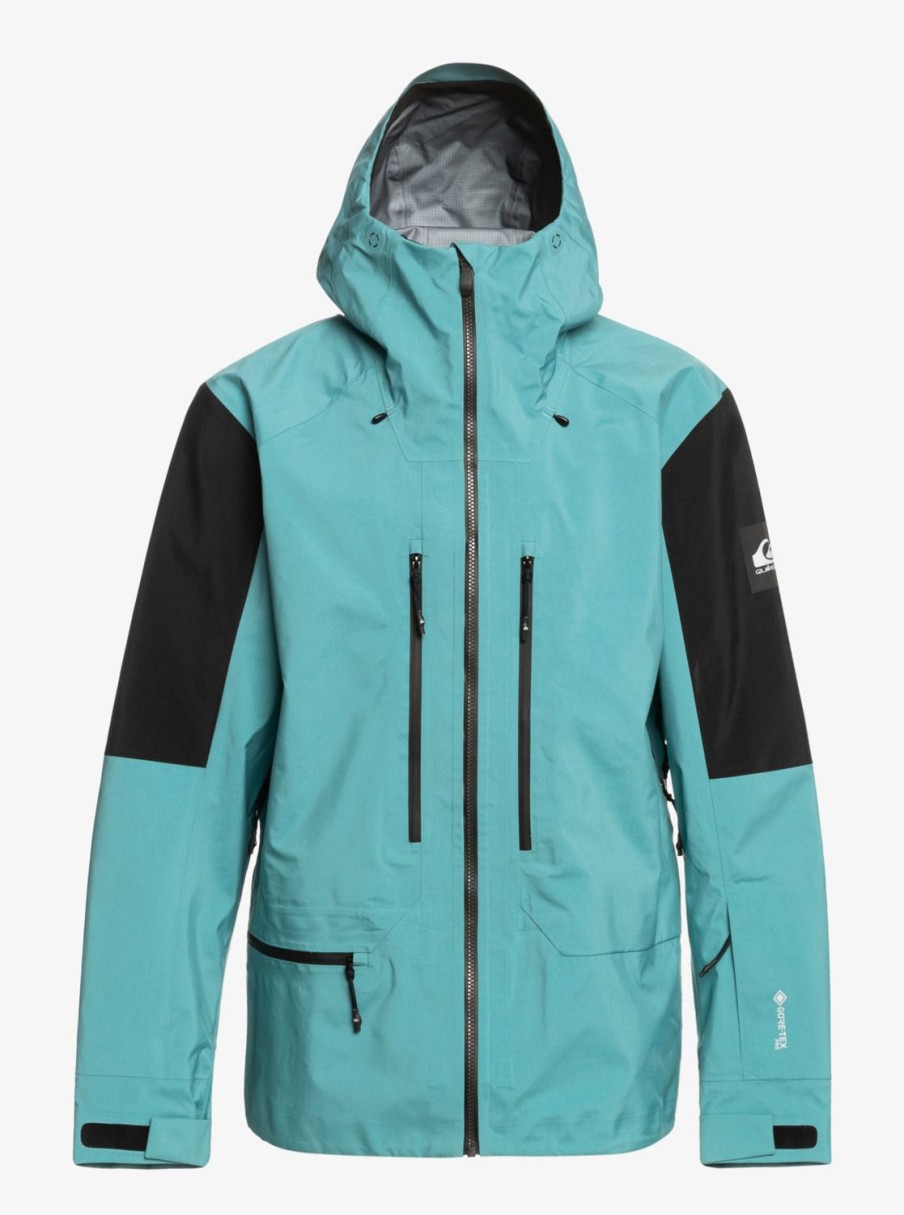 Homme Quiksilver Vestes & Manteaux | Highline Pro Travis Rice 3L Gore-Tex® – Veste De Snow Technique Pour Homme Brittany Blue