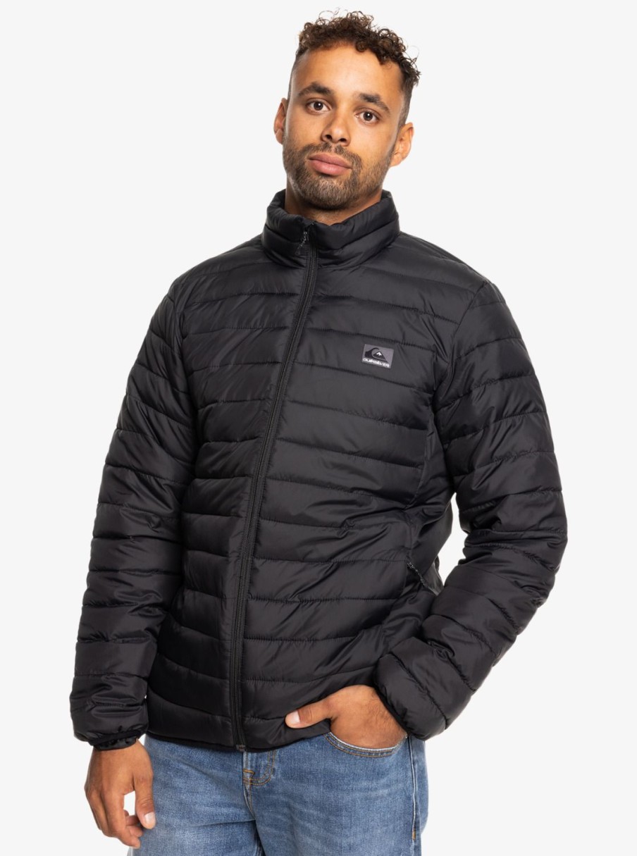 Homme Quiksilver Vestes & Manteaux | Scaly – Doudoune Pour Homme Black