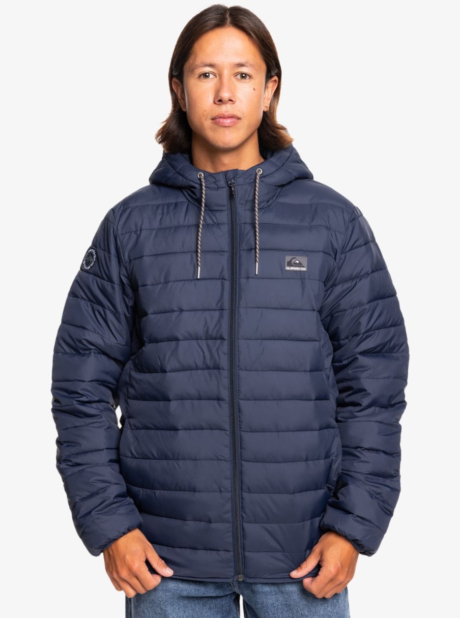 Homme Quiksilver Vestes & Manteaux | Scaly – Doudoune Pour Homme Navy Blazer