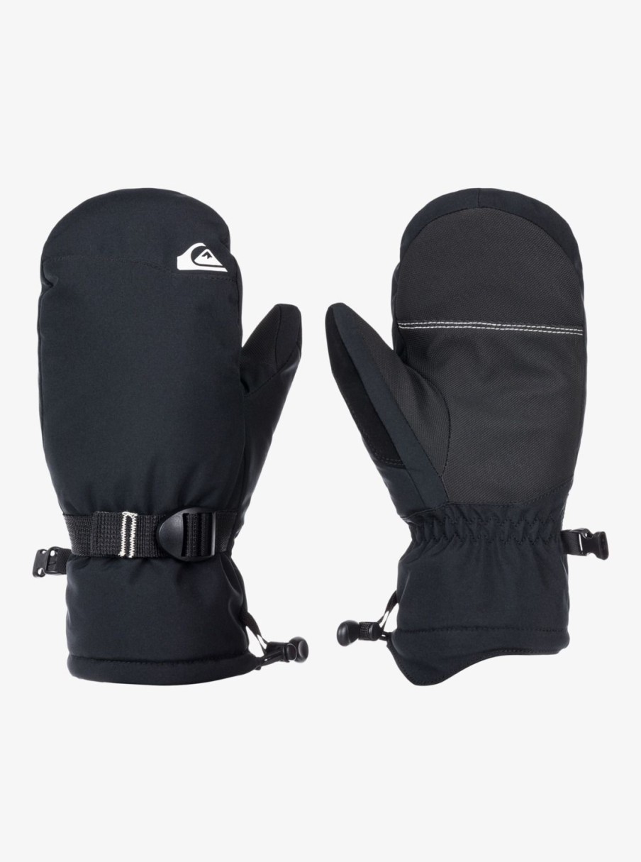 Garcon Quiksilver Accessoires | Mission – Gants De Snow/Ski Pour Garcon True Black