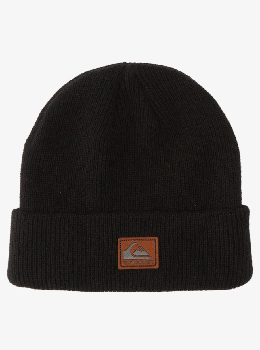 Homme Quiksilver Accessoires | Performer – Bonnet A Revers Pour Homme Black