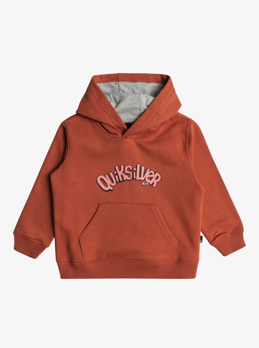 Garcon Quiksilver Sweats | Monkey Circle – Sweat A Capuche Pour Garcon 2-7 Baked Clay