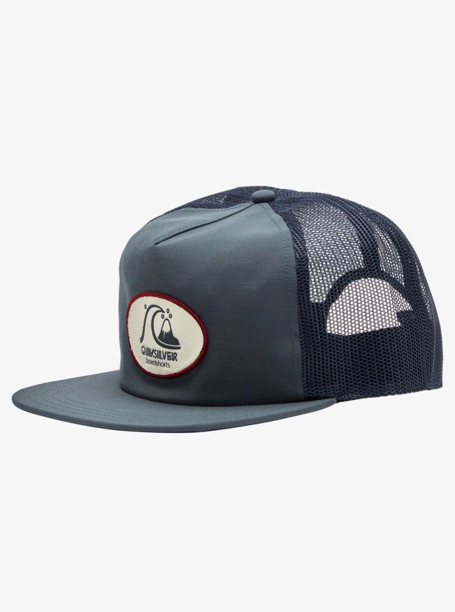 Homme Quiksilver Casquettes & Chapeaux | Originals – Casquette Trucker Pour Homme Dark Slate