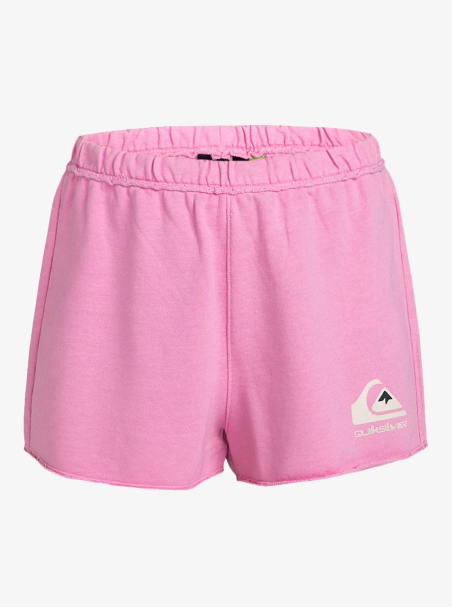 Femme Quiksilver  | Uni – Short En Molleton Pour Femme Moonlite Mauve