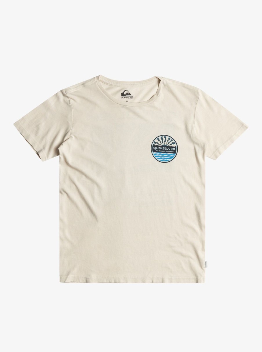 Garcon Quiksilver T-Shirts | Sea Brigade – T-Shirt Pour Garcon 8-16 Ans Birch