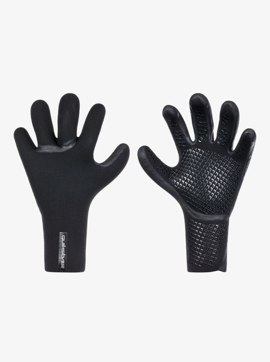 Garcon Quiksilver Combinaisons De Surf | 3Mm Marathon Sessions – Gants De Surf Neoprene Pour Garcon Black