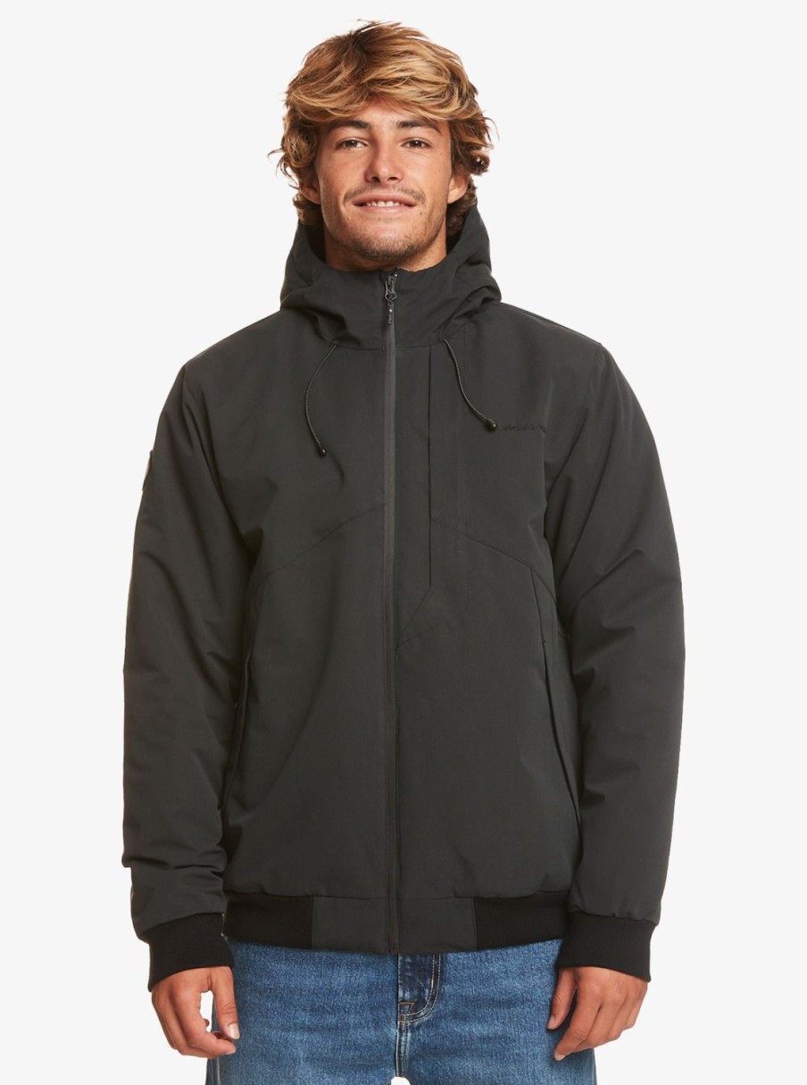 Homme Quiksilver Vestes & Manteaux | New Brooks 5K – Veste Deperlante Pour Homme Black