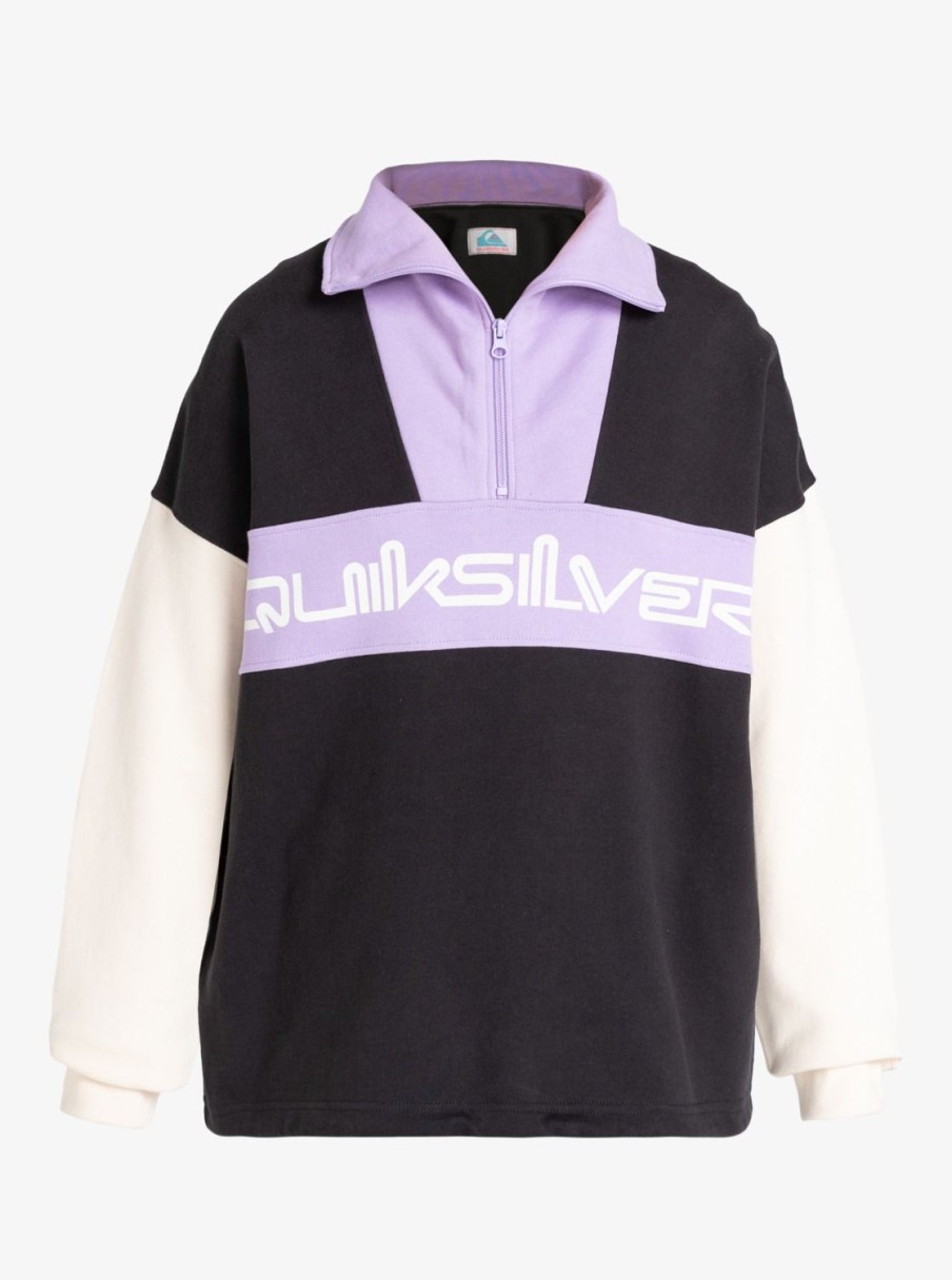 Femme Quiksilver  | Uni – Sweat Demi-Zip Pour Femme Tarmac