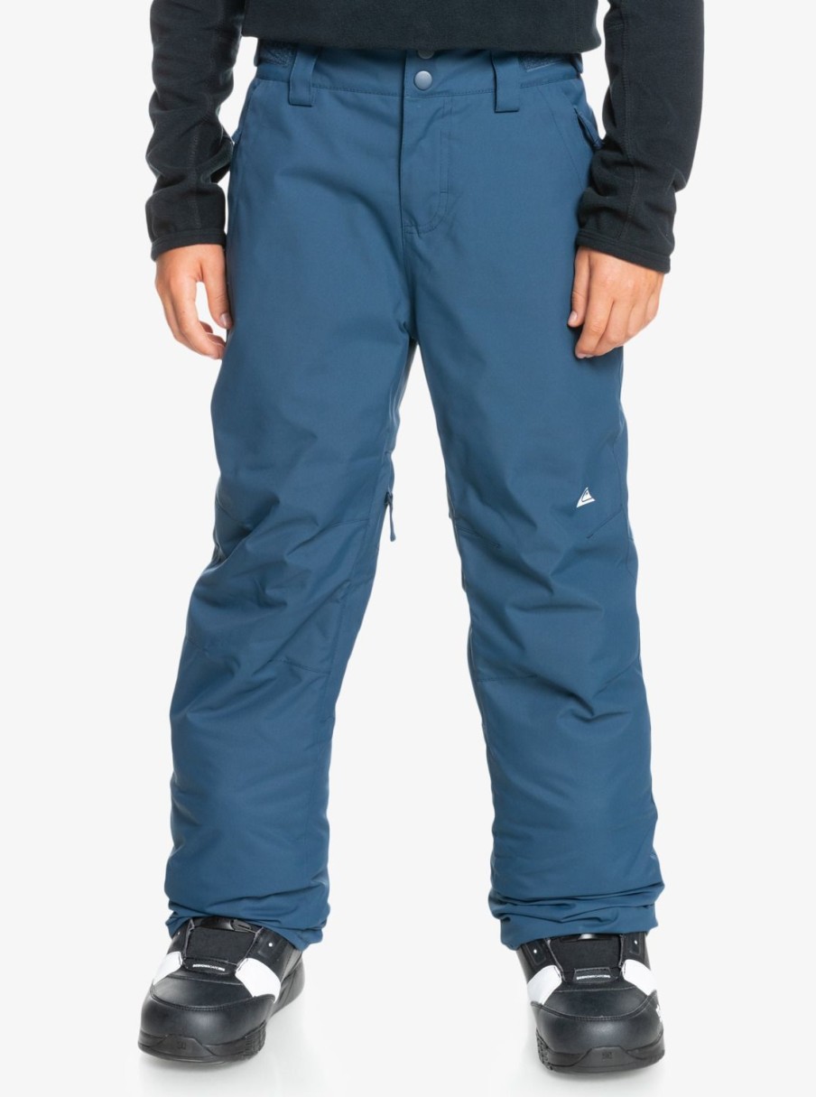 Garcon Quiksilver Accessoires | Estate – Pantalon De Snow Pour Garcon 8-16 Ans Insignia Blue