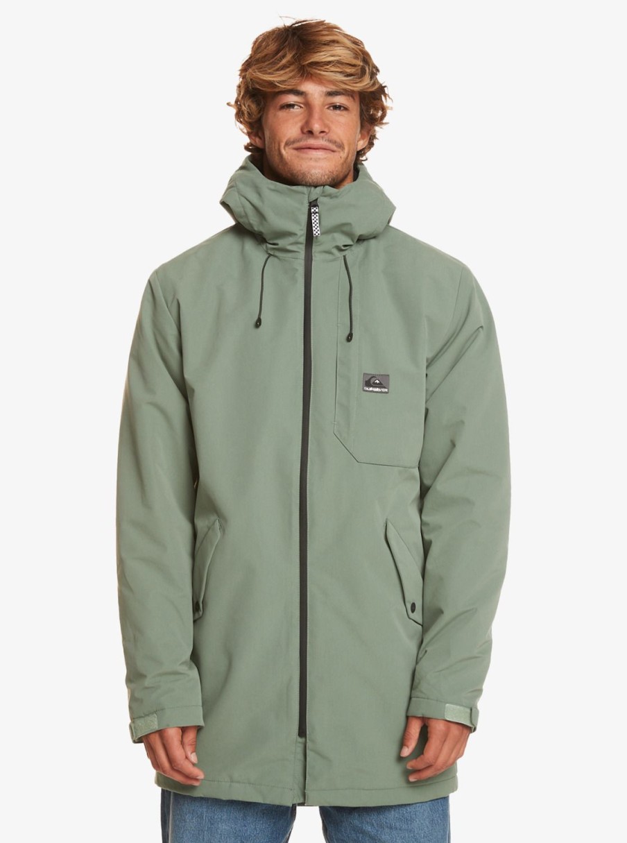 Homme Quiksilver Vestes & Manteaux | New Skyward – Parka Legere Pour Homme Laurel Wreath