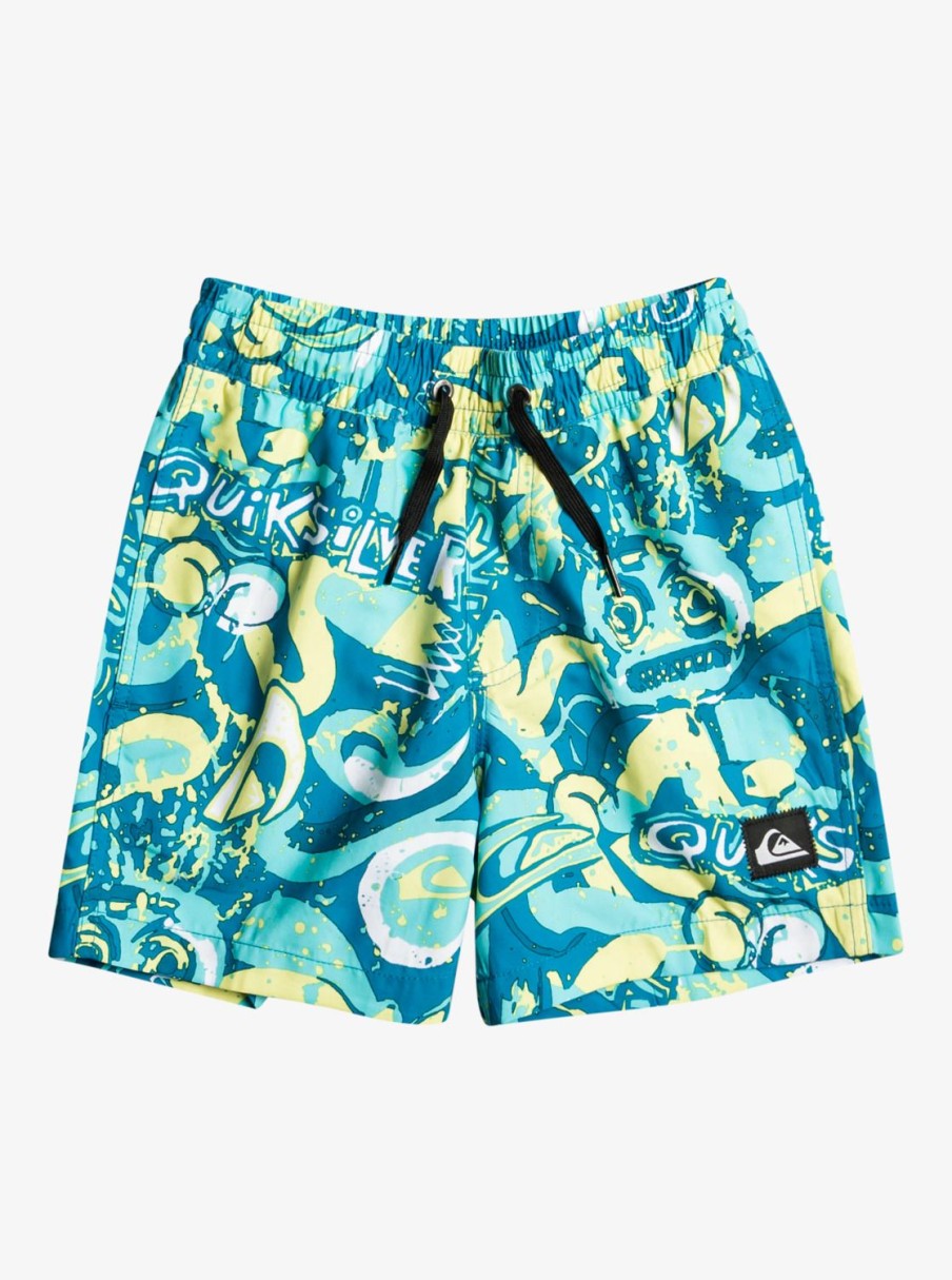 Garcon Quiksilver Boardshorts | Next Gen 12″ – Short De Bain Pour Garcon 2-7 Blithe