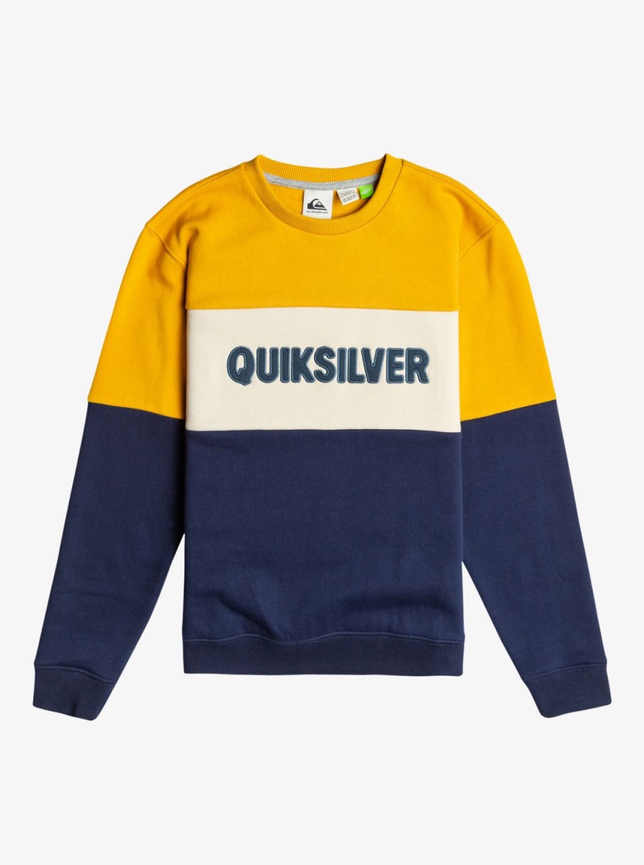 Garcon Quiksilver Sweats | School Again – Sweat Pour Garcon 8-16 Mustard