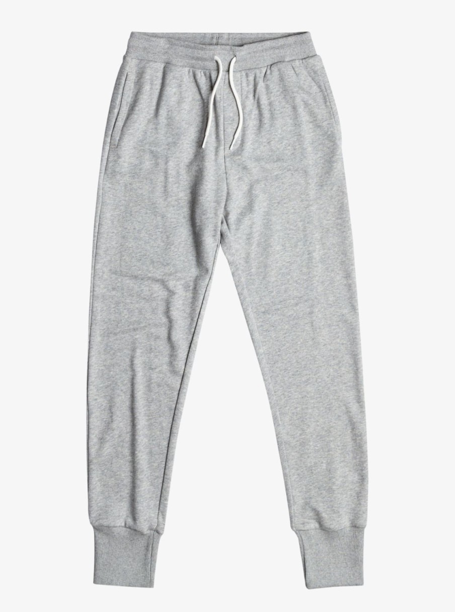 Garcon Quiksilver Pantalons | Easy Day Slim – Pantalon De Jogging Pour Garcon 8-16 Light Grey Heather