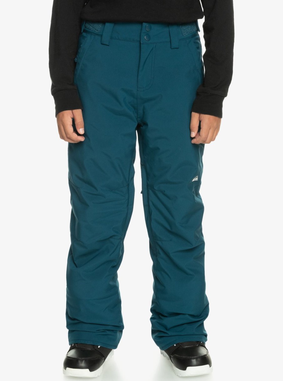 Garcon Quiksilver Accessoires | Estate – Pantalon De Snow Technique Pour Garcon 8-16 Ans Majolica Blue