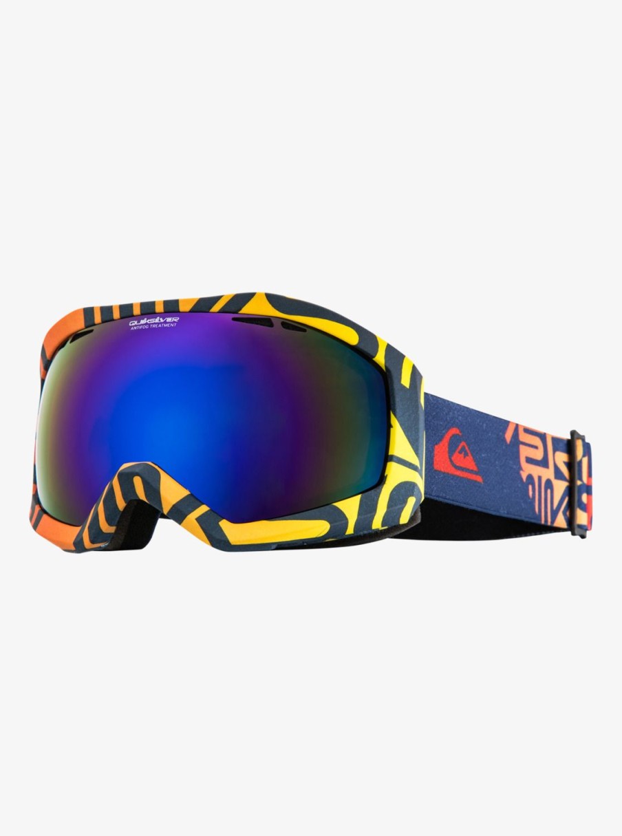 Garcon Quiksilver Accessoires | Fenom Jr – Masque De Ski/Snowboard Pour Garcon Silver Tip/Ml Blue S3